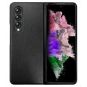 エレコム Galaxy Z Fold3 5G レザーケース オープン ブラック PM-G216PLOBK