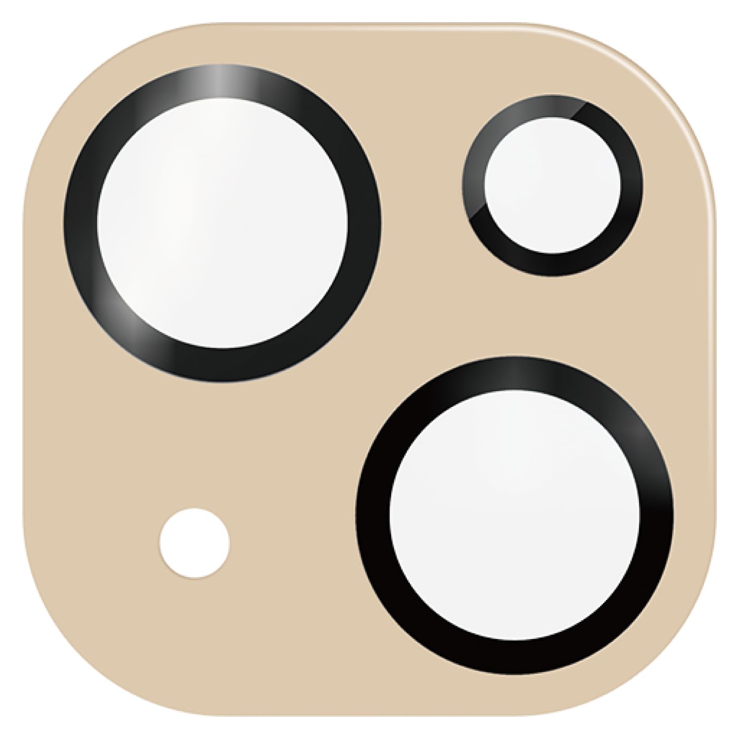 エレコム iPhone15 / 15 Plus カメラフィルム レンズフィルム 硬度10H パレットカラー カフェオレ PM-A..