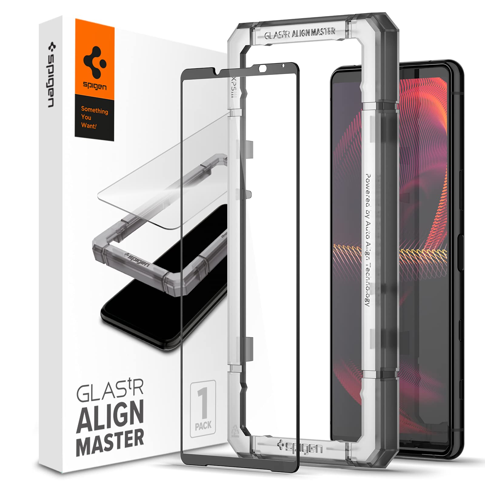 Spigen AlignMaster 全面保護 ガラスフィ