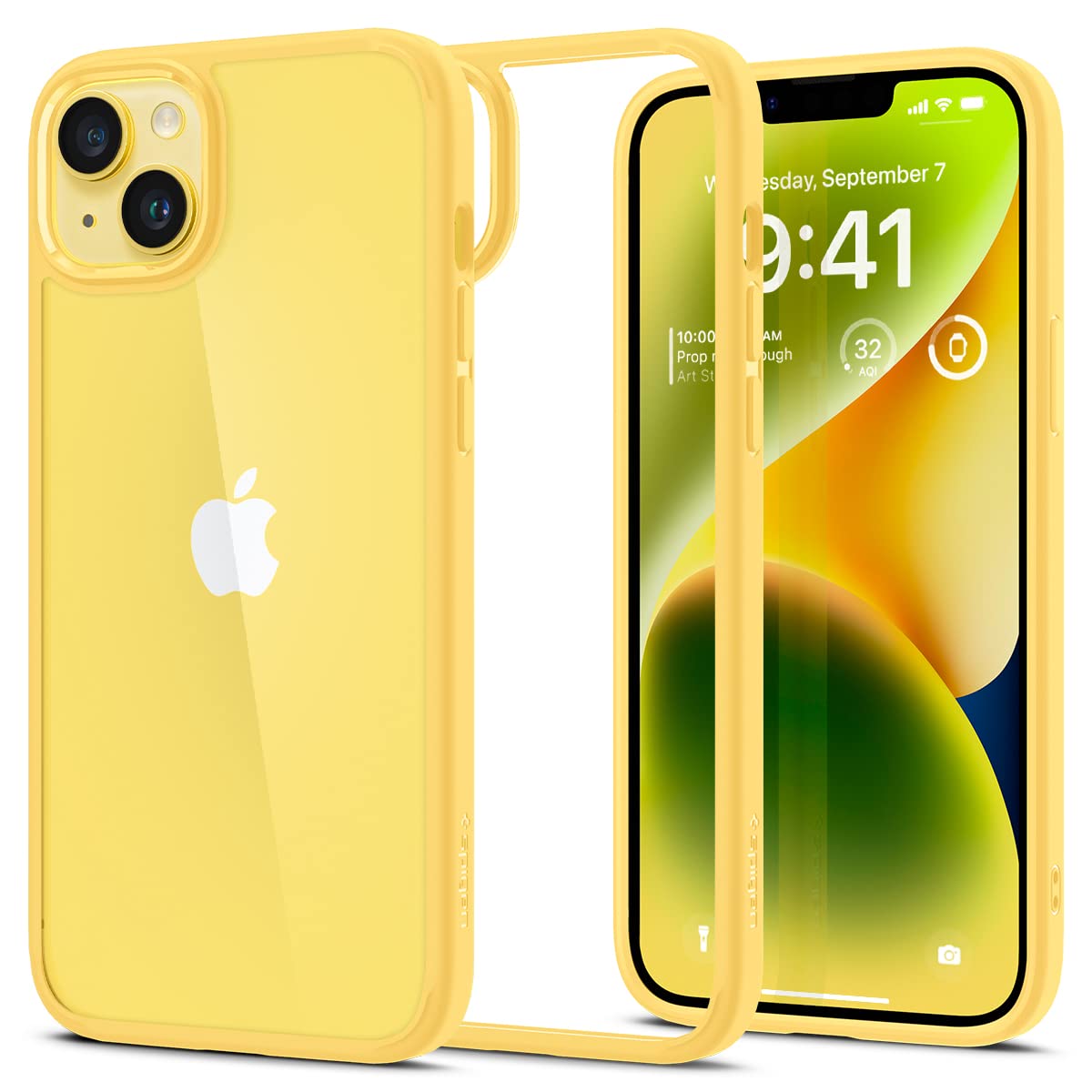 Spigen iPhone14 P[X Xgbvz[t NA ϏՌ ČRMILKi擾 ςȂ TPU op[P[X 2d\ 菝h~ CX[dΉ EgEnCubh ACS06272 (o^[ECG[)