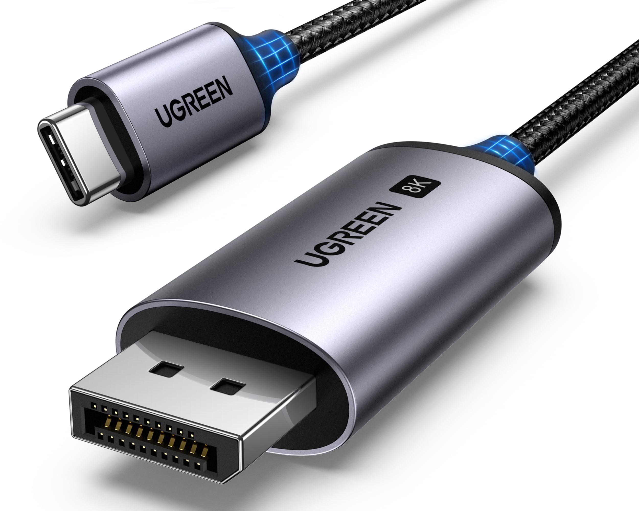 UGREEN 8K@60Hz USB C DisplayPort Ѵ֥ 4K@240Hz 4K@144Hz USB Type-C D...