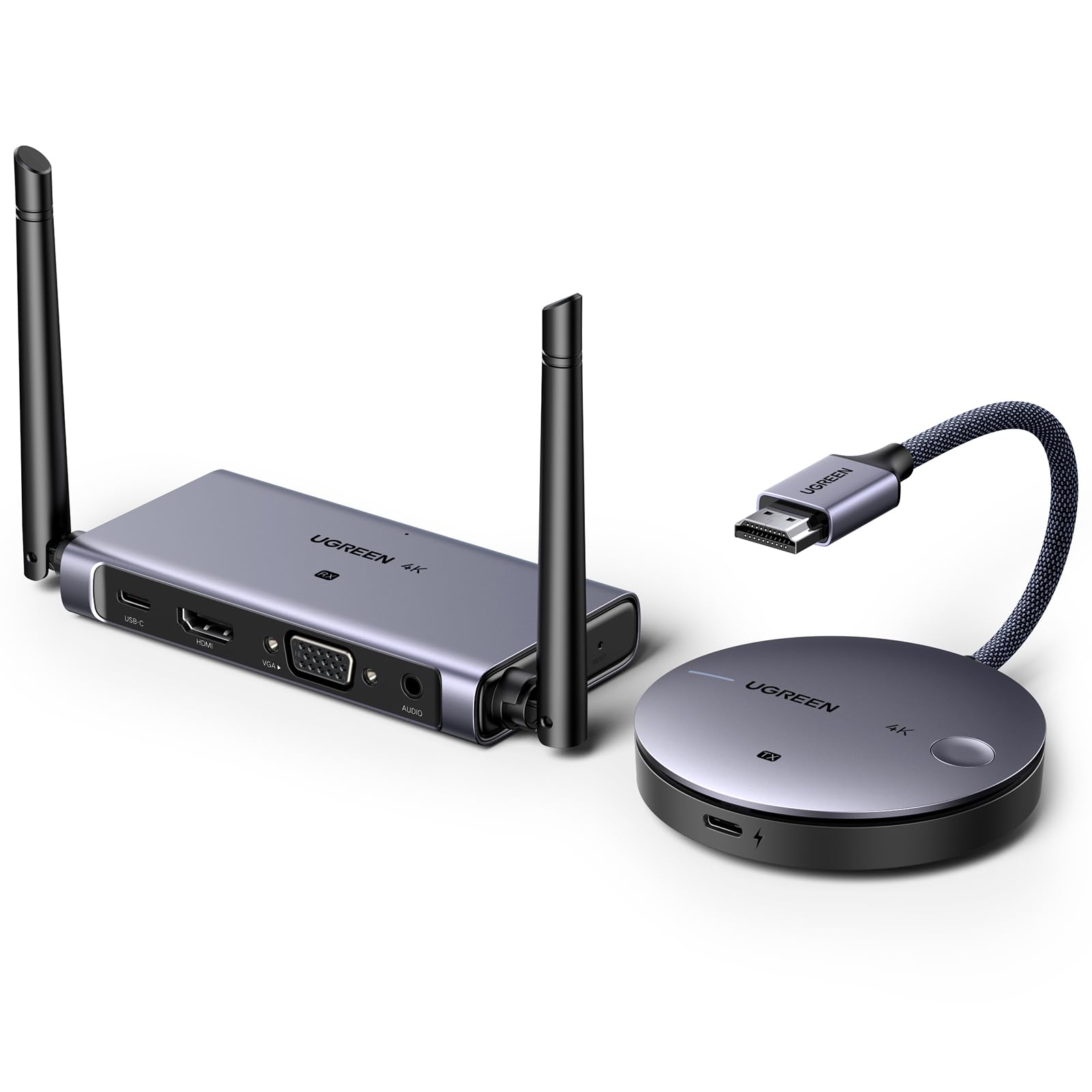 UGREEN ワイヤレスHDMI送受信機セット 4K/50M