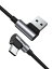 UGREEN USB Type C L字 ケーブル 3m QC3.0/2.0対応 急速充電 データ転送 ナイロン編み 高耐久性 Xperia..