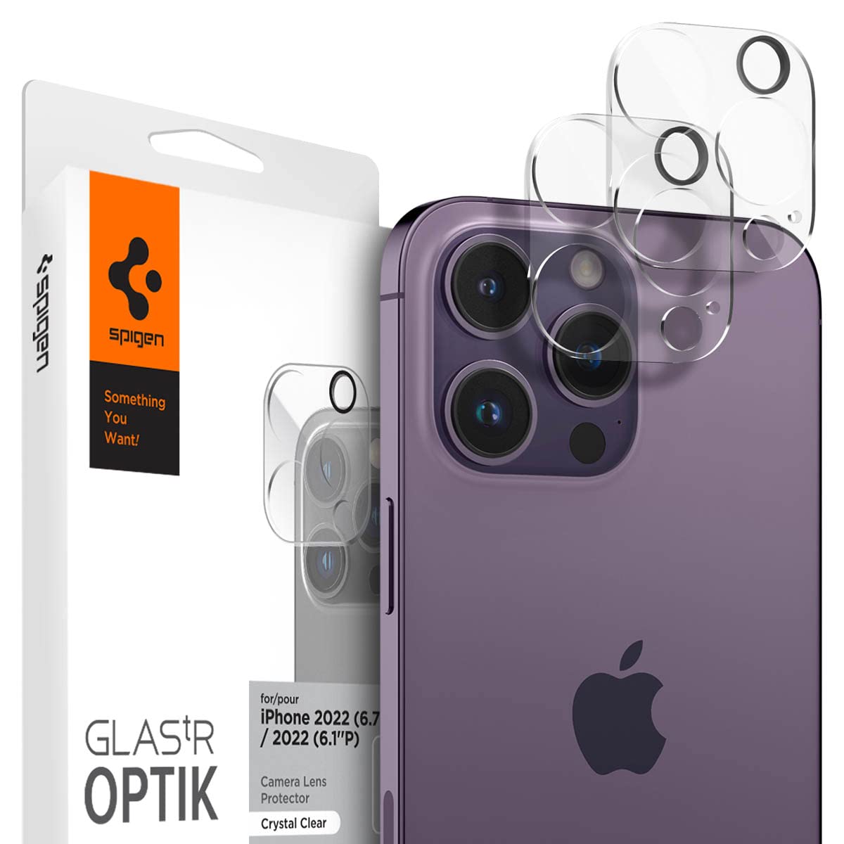 Spigen Glas.tR Optik iPhone 14 Pro, iPhone 14 Pro Max p JtB CAȂ ی iPhone14Pro, iPhone14ProMax Ή J Y NA 2