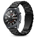 Spigen モダンフィット Samsung Galaxy Watch 3 45mm バンドストラップ (2020) / Galaxy Watch 46mm バンド (2018) / OnePlus Watch バンド / Gear S3 Frontier Band / S3 Classic バンド ストラップ - ブラック