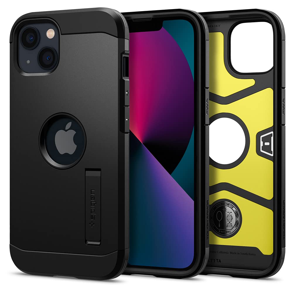 Spigen iPhone13Miniケース 耐衝撃 最強 米軍MIL規格取得 3層構造 キックスタンド 付き カメラ保護 傷..
