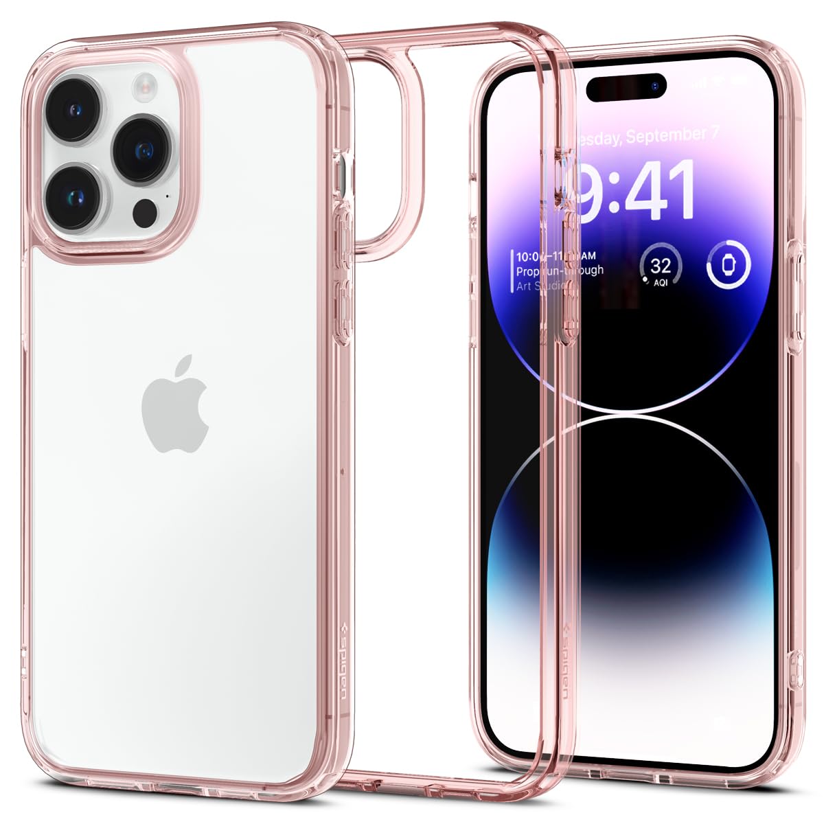 Spigen iPhone14ProMax P[X Ռz ϏՌ Xgbvz[t ČRMILKi擾 ςȂ TPU op[P[X 2d\ 菝h~ CX[dΉ EgEnCubh ACS04818 ([YENX^)