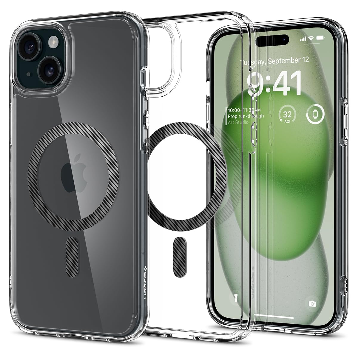 Spigen iPhone15Plus P[X NA MagSafeΉ ČRMILKi EgEnCubhE}OtBbg ACS06662 (Ot@Cg)