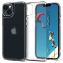 Spigen iPhone14 ケース 半透明 9H 背面 強化ガラス ストラップホール付き 黄変なし 三層構造 米軍MIL規格 耐衝撃 衝撃吸収 tpuバンパー 四隅滑り止め カメラ保護 クォーツ・ハイブリッド ACS05053 (マット・クリア)