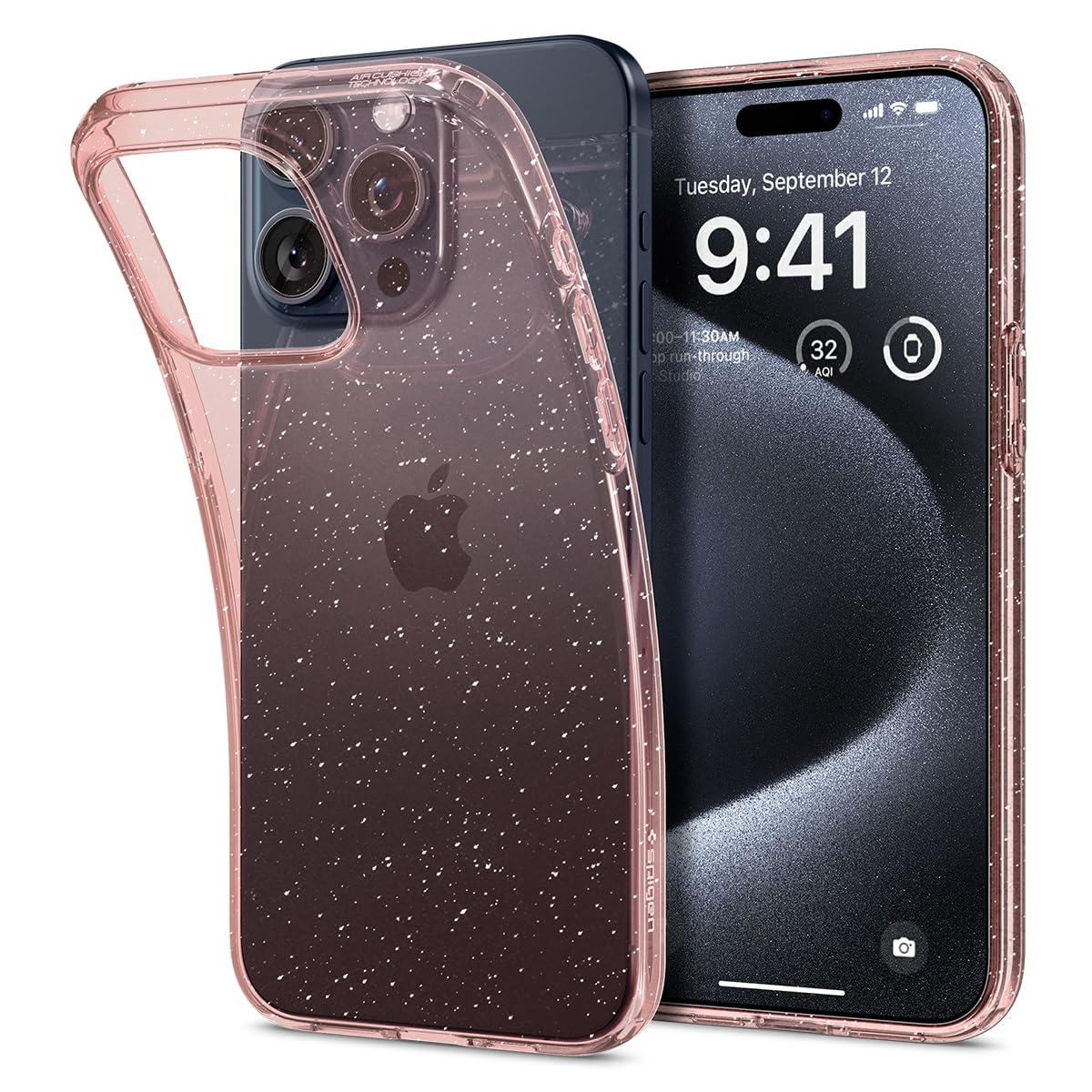 Spigen iPhone 15 Pro P[X NA LL  ^ ϏՌ y ČRMILKi擾 ϗ} Yی wh~ C菝h~ CX[dΉ LbhENX^ ACS06702 ([YENH[c)