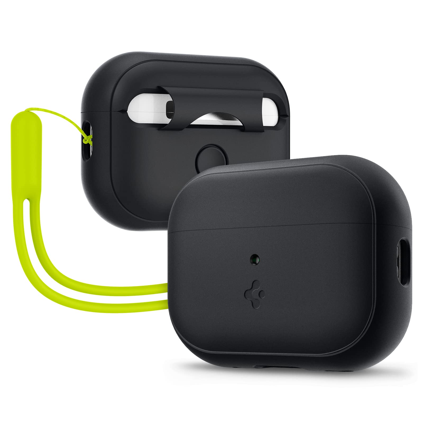 Spigen Airpods Pro2  ȥåդ ꥳ ӥ ץ Ǽ  ɻ ɿ ׷ ۼ 磻쥹 б ꥳ󡦥եå ACS05810 (֥å)