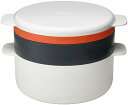 正規品 Joseph Joseph (ジョセフジョセフ) 電子レンジ調理器 M-クイジーン 電子レンジ4ピーススタッカブルクッキングセット ストーン/オレンジ ...
