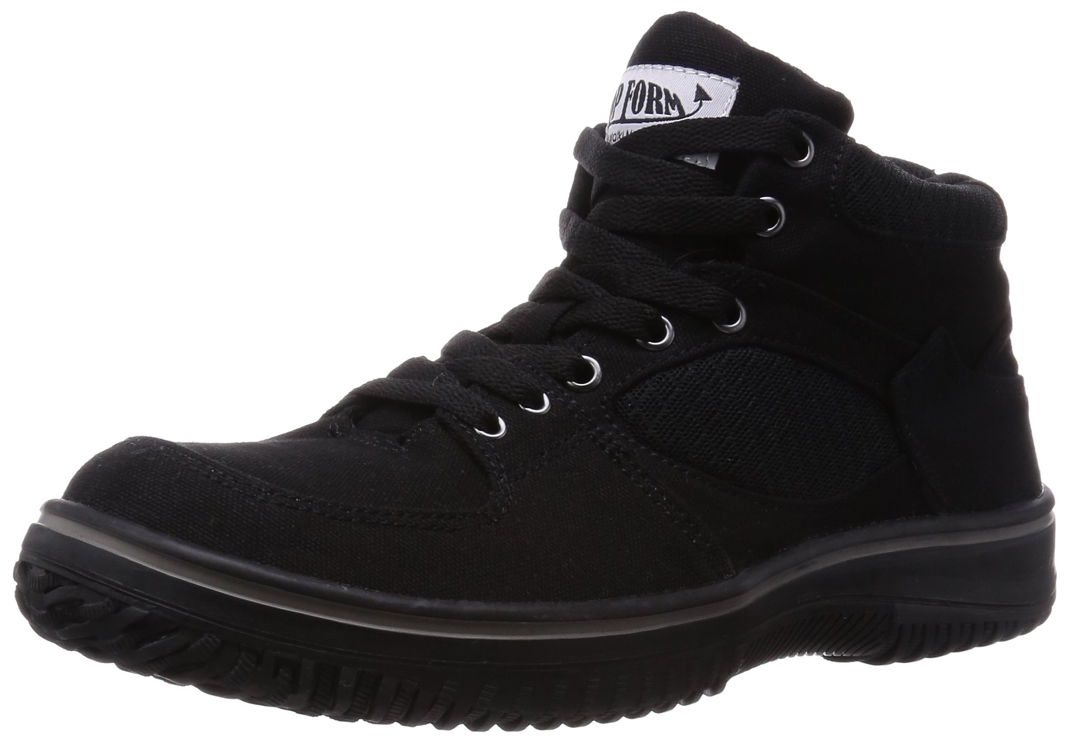 [キタ] 安全靴 作業靴 メガセーフティ キャンバスアッパーミドルカットタイプ MG-5590 ブラック 26.5 cm 3E