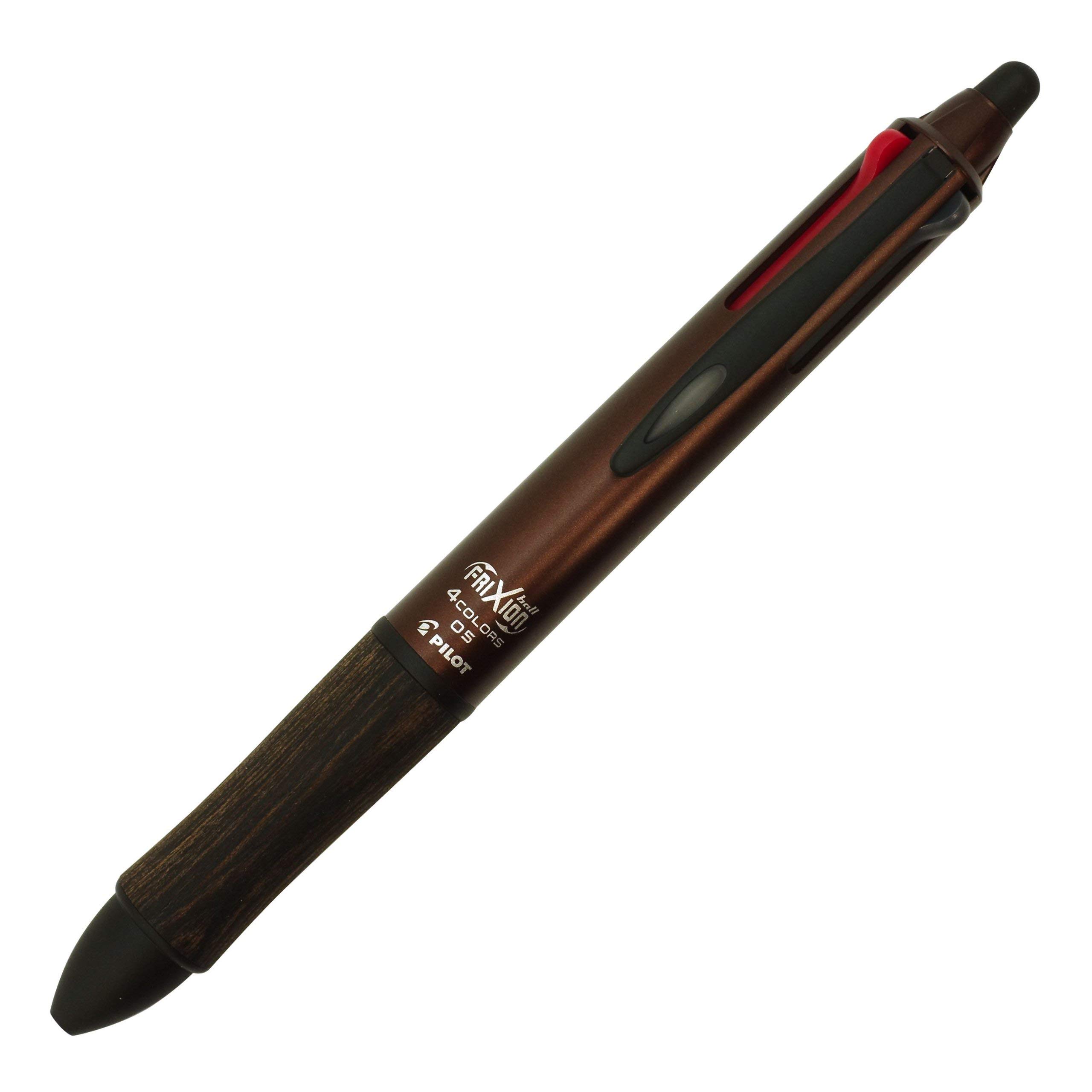 Pilot パイロット 4色ボールペン フリクションボール4 LKFB-3SEF-BN 0.5mm ブラウン