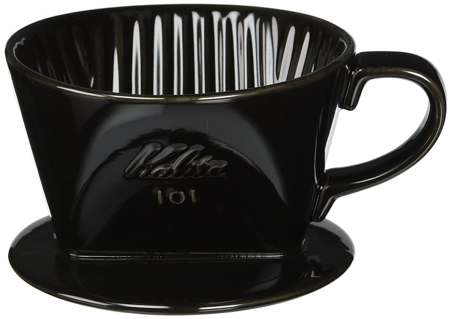 カリタ カリタ(Kalita) コーヒー ドリッパー 陶器製 1~2人用 ブラック 101-ロト #01005