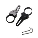 バイク バーマウント 直径31~32mm/1.25インチ フォグランプステー 2個セット LED作業灯 ブラケット lightronic パイプステー ワークラ...