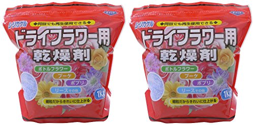 豊田化工 シリカゲル ドライフラワー用 乾燥剤 (1kg) ×2袋セット