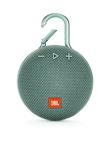 JBL CLIP3 Bluetoothスピーカー IPX7防水/パッシブラジエーター搭載/ポータブル/カラビナ付 ティール JBLCLIP3TEAL 国内正規品