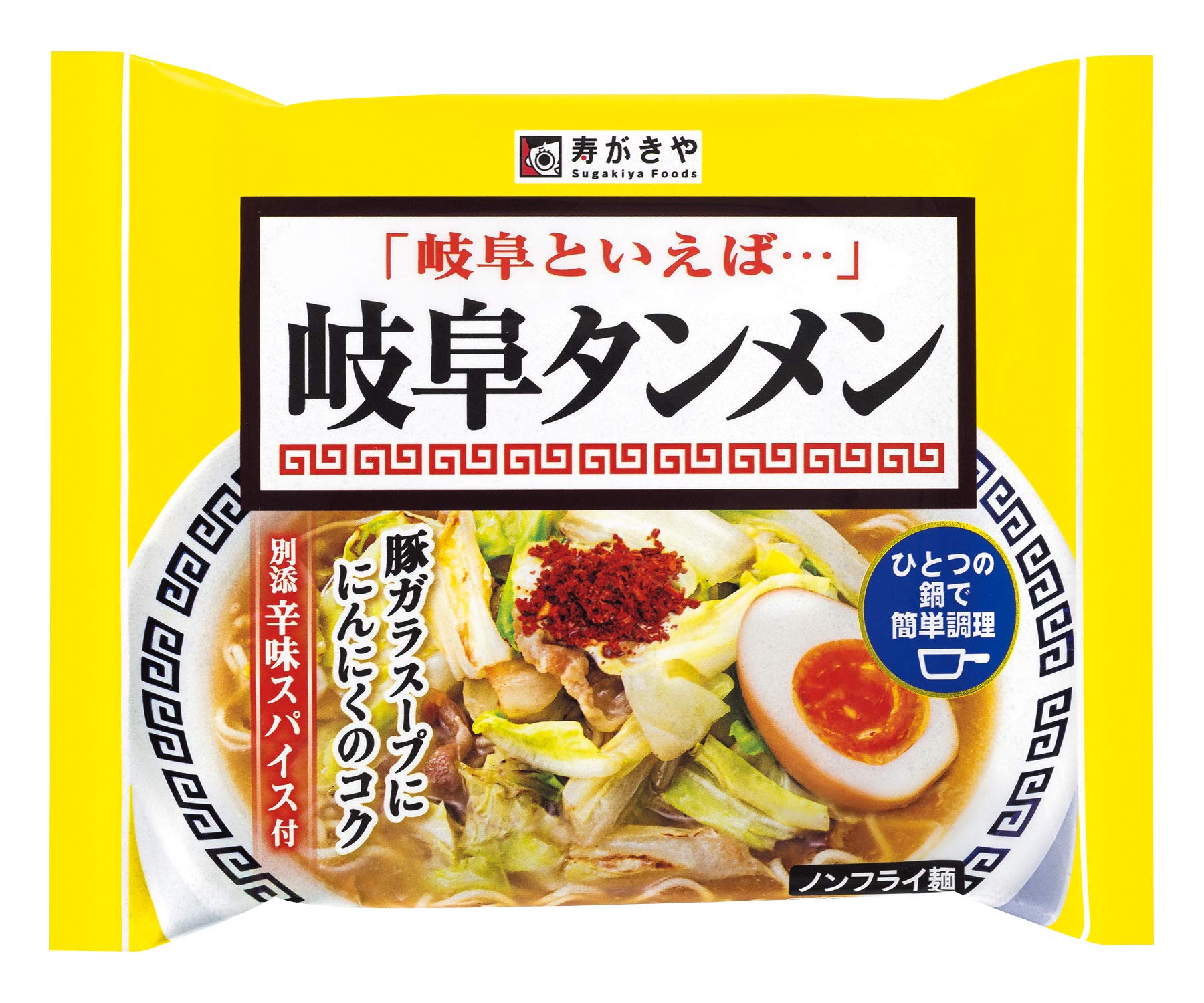 寿がきや食品 即席 岐阜タンメン 126g×12箱