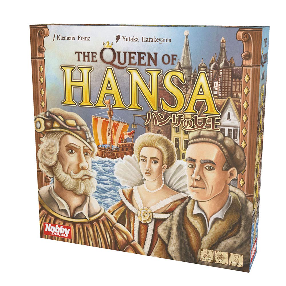 ホビージャパン ハンザの女王 THE QUEEN OF HANSA (2-4人用 45分 8才以上向け) ボードゲーム