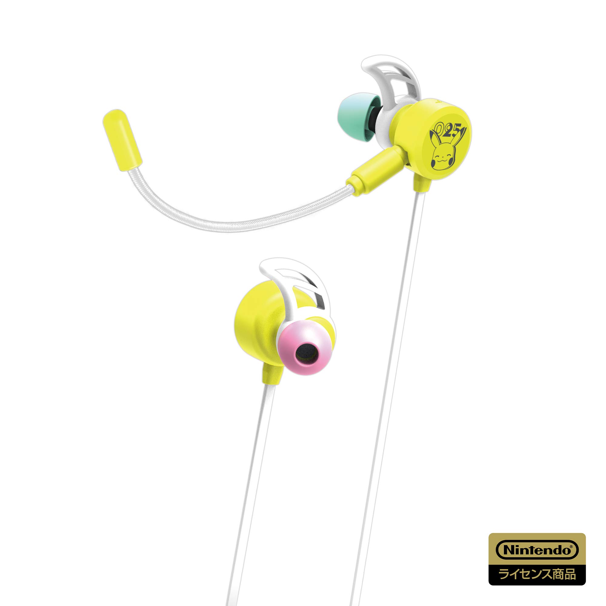 任天堂ライセンス商品ミキサー付き ゲーミングヘッドセットインイヤー for Nintendo Switch ピカチュウ - POP Nintendo Switc...