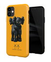 Attract iphone 11ケース おしゃれ 人気 かっこいい デザイン6個 かわいい kaws おもしろ フィギュア IMD TPU アイフォンケース 傷防止 ソフト スリム軽量 レンズ保護 耐衝撃 指紋防止 カバー 専用 スマホケース case (iphone 11, オレンジ色)