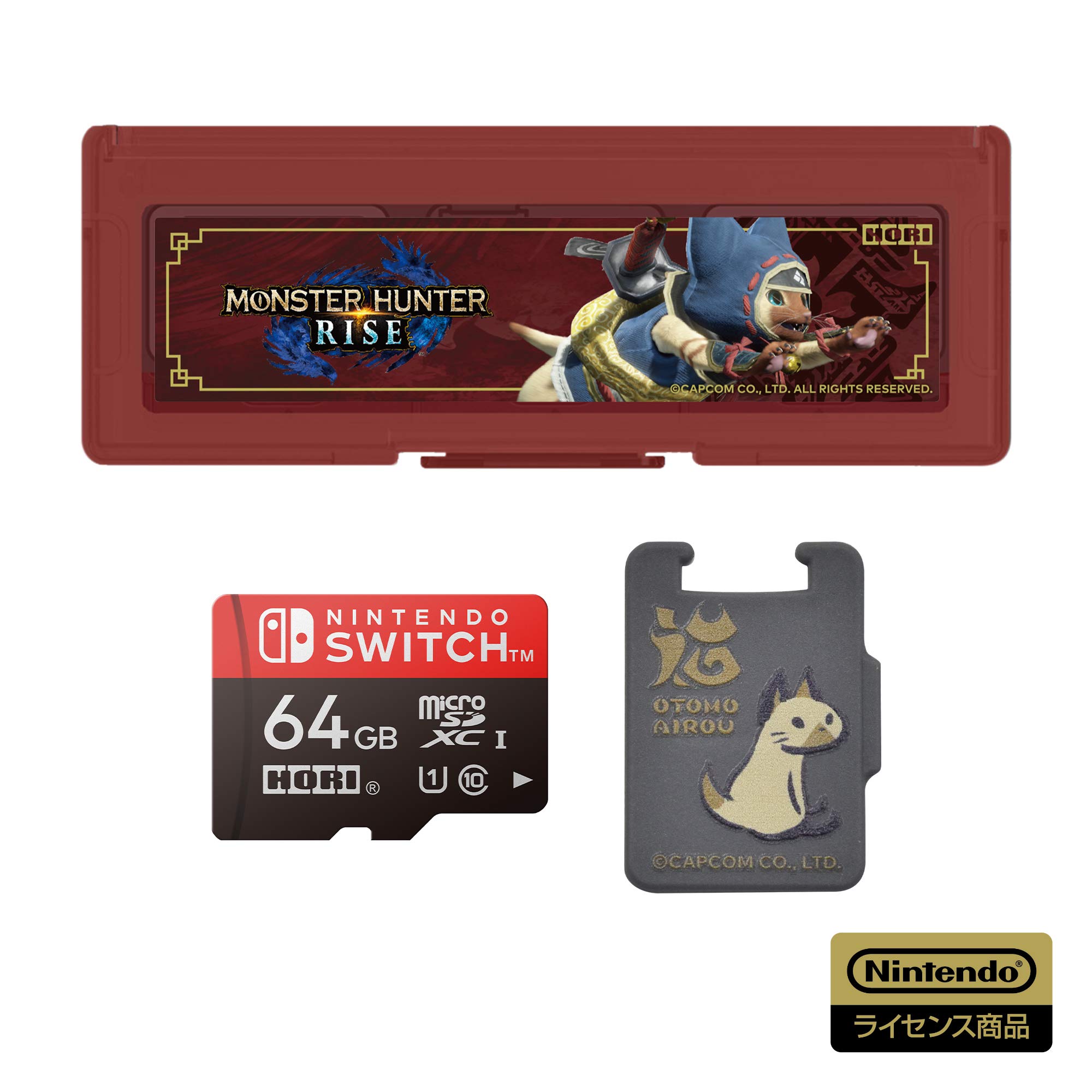 任天堂ライセンス商品モンスターハンターライズ microSDカード64GB+カードケース6 for Nintendo SwitchNintendo Switch...