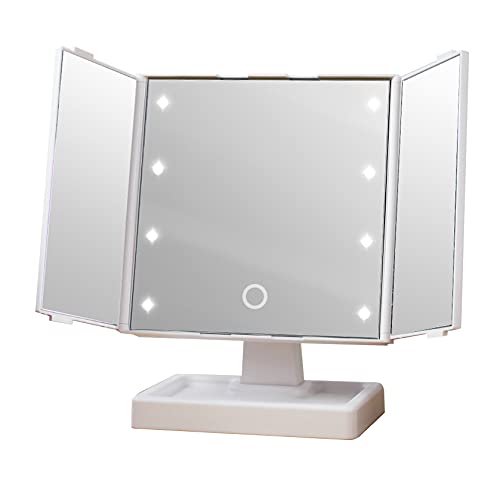 ޥ LED ̶ ɥߥ顼 THREE-SIDED MIRROR ѥ  ɥߥ顼 YLD-09