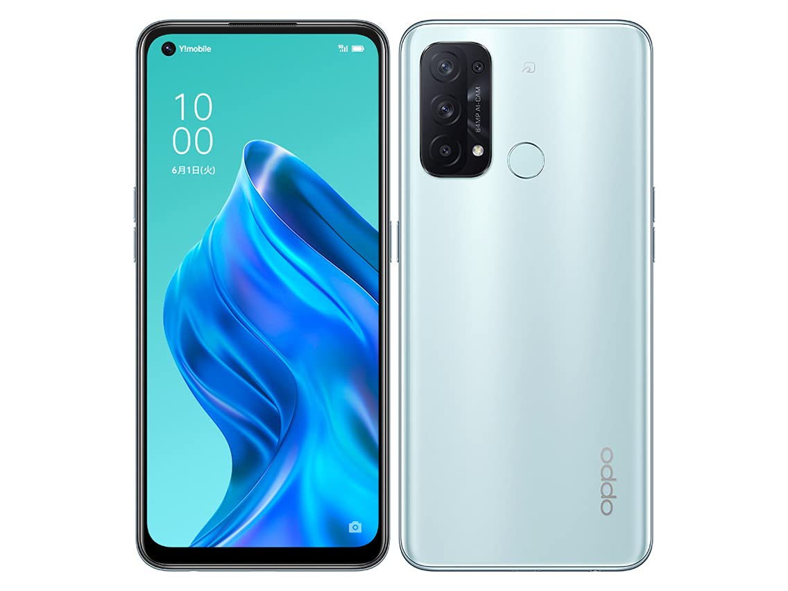 OPPO Reno5 A��Y!mobile�� A1010P�����å� 6GB/128GB�����󥰥� Blue��SIM �֥롼