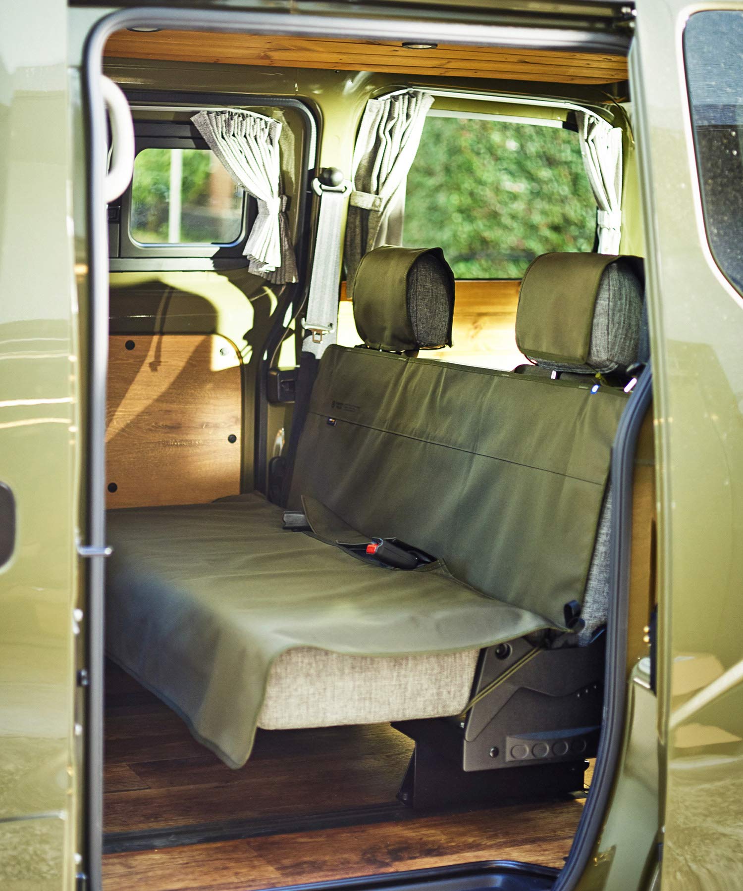 楽天FIDELAGORDON MILLER CORDURA REAR SEAT COVER ゴードンミラー コーデュラ リア シートカバー リアシート用 耐久撥水加工 車 防水 アウトドア キャンプ オリーブ 1642443