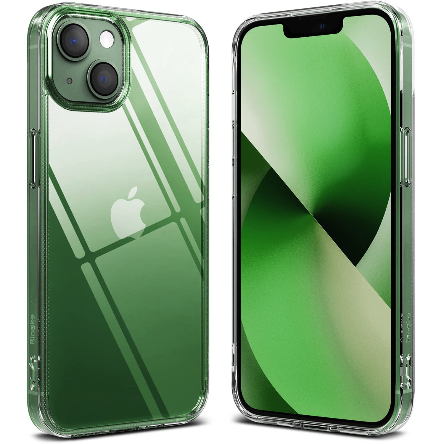 RingkeiPhone 13 Mini ケース FUSION TPU PC 黄ばみなし 耐黄変 落下防止 耐衝撃 米軍MIL規格取得 スマホケース スマホカバー アイフォン13ミニ (ストラップホール付き) - Clear