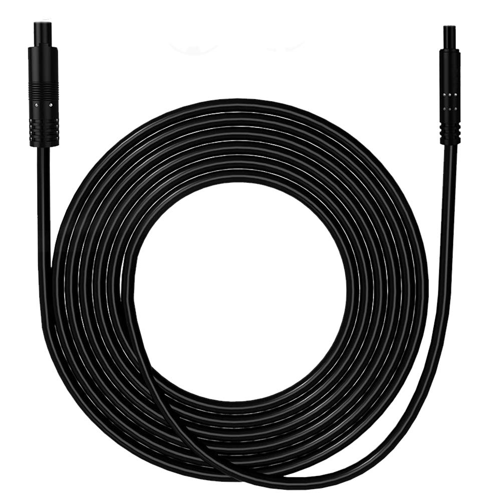 Chaslean ドライブレコーダー 延長ケーブル リアビューカメラ延長ケーブル 24v/12v 4ピン 4M バックカメラに専用 防水 防震 (ブラック)