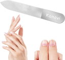 2024年改良版Kanavi 爪やすり 爪磨き ガラス製 ピカピカ 最新ナノ技術が生んだ全く新しい ネイルケア ネイルシャイナ― つめみがき つめ や すり 人気 ランキング ツメ磨き 介護 子供 つめ お手入れ (ラウンド型-爪やすり) (2個セット-爪やすり)