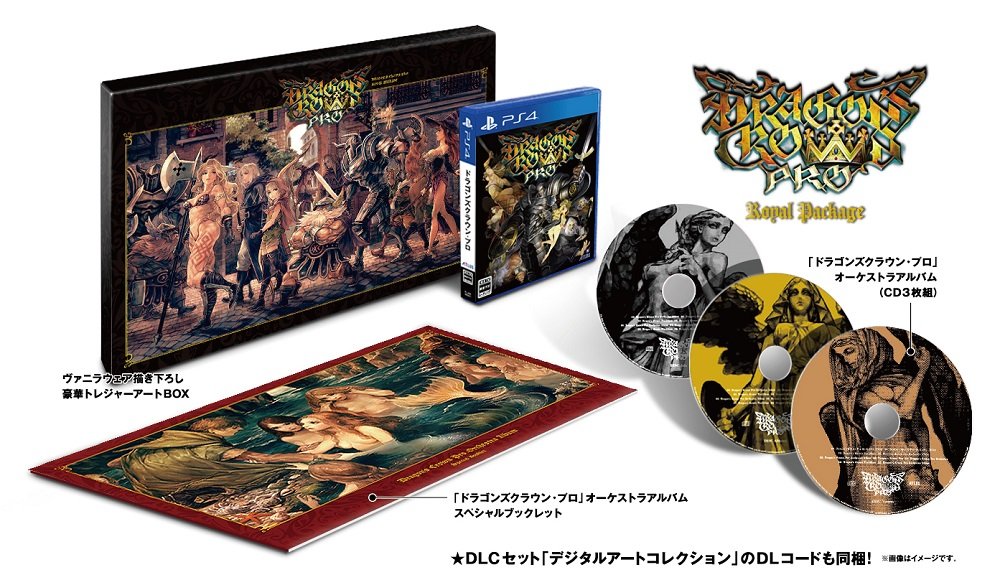 ドラゴンズクラウン・プロ ロイヤルパッケージ 版同梱物・ヴァニラウェア描き下ろし豪華トレジャーアー..