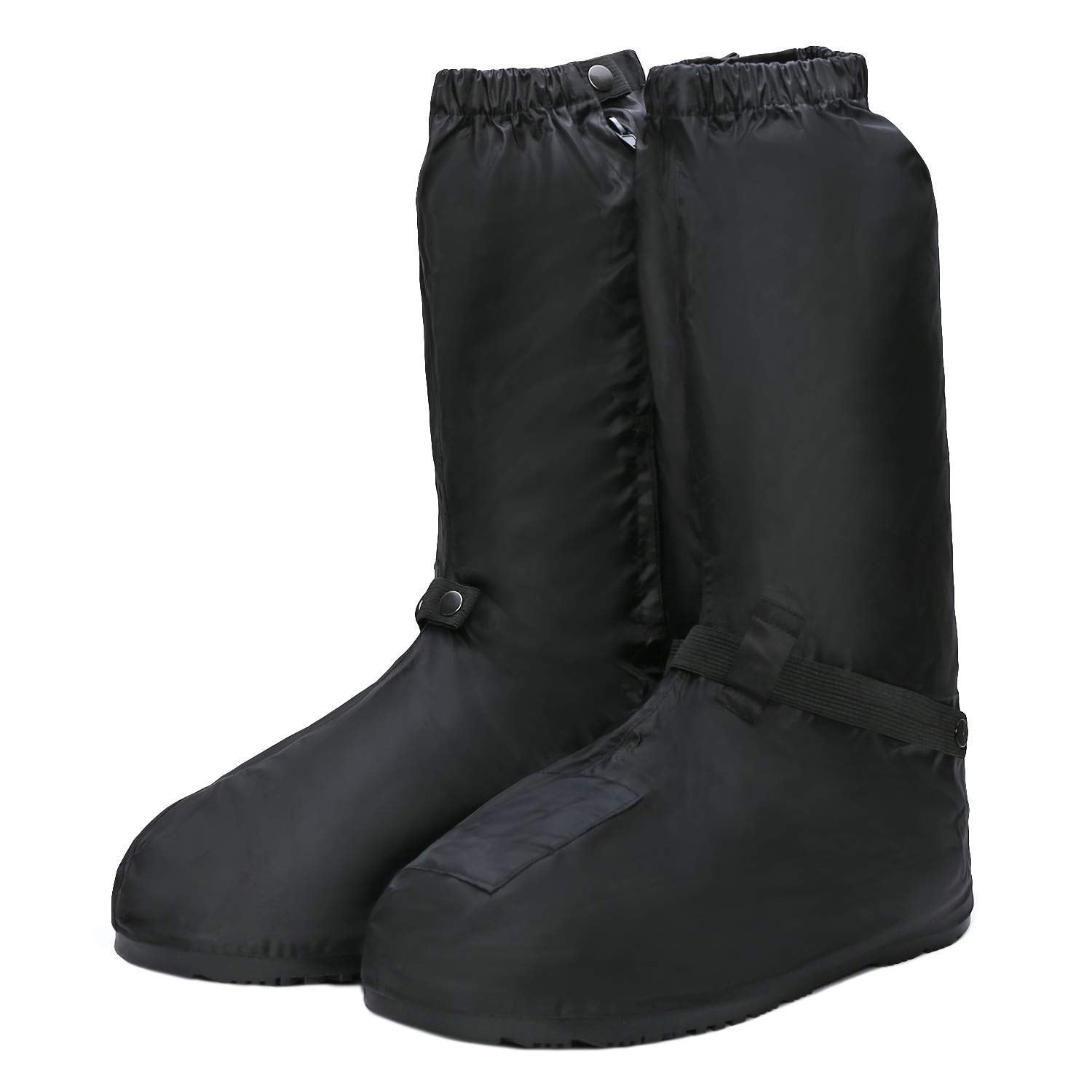 nakira バイク ブーツカバー 靴カバー シューズカバー 防水 靴 カバー M nkr1162 (ブラック)