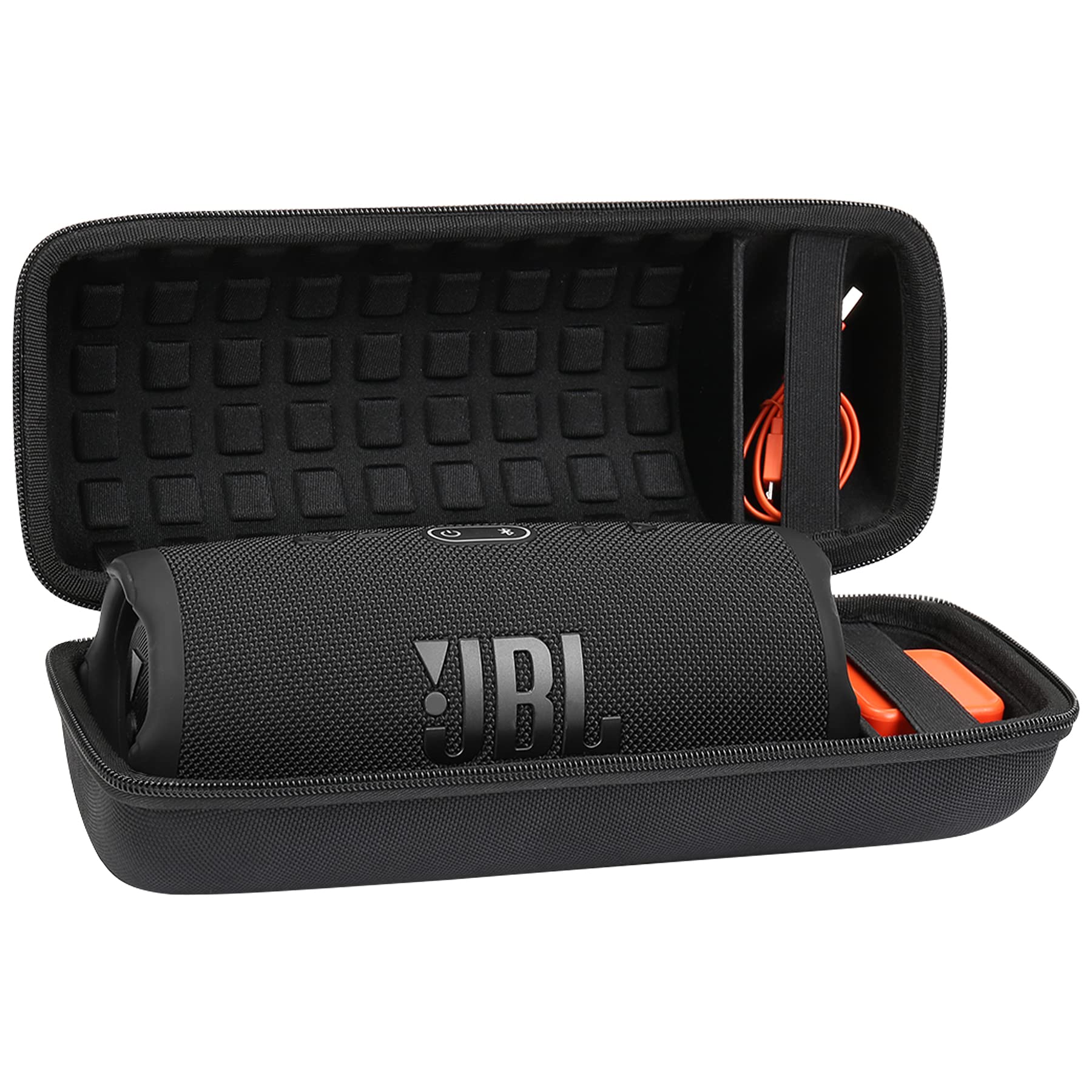 （ケースのみ）JBL Charge5/Charge4 Bluetoothスピーカー 専用保護収納ケース完全対応-Aenllosi (ブラ..