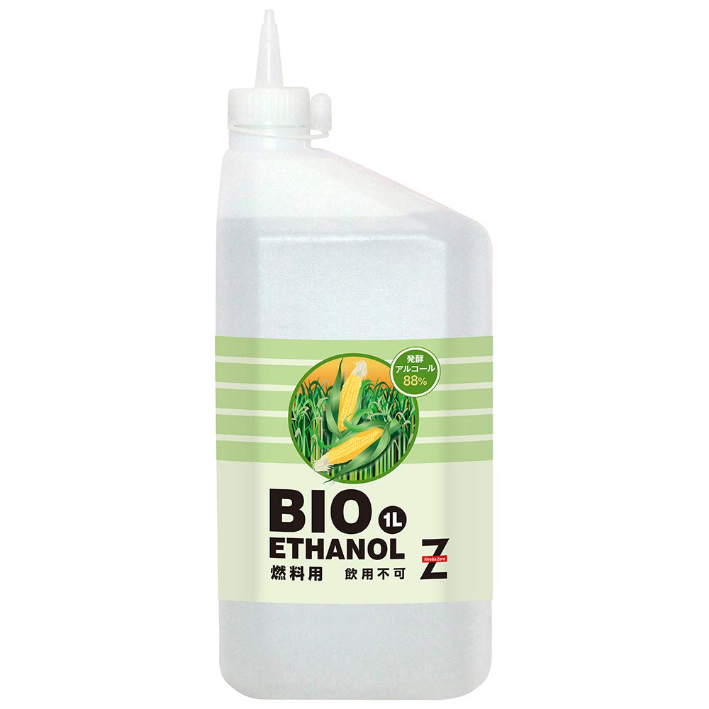 ヒロバ・ゼロ ECO FRIENDLY 燃料用 バイオエタノール 88% 1L