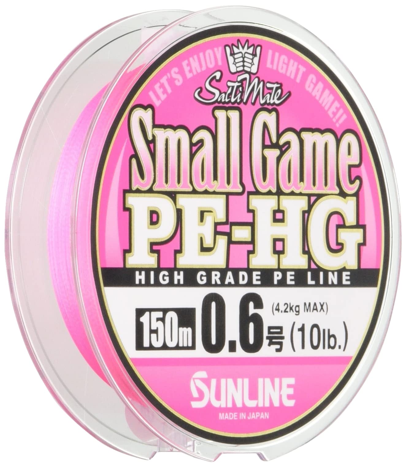 サンライン(SUNLINE) PEライン ソルティメイト スモールゲーム HG 150m 0.6号 10lb サクラピンク