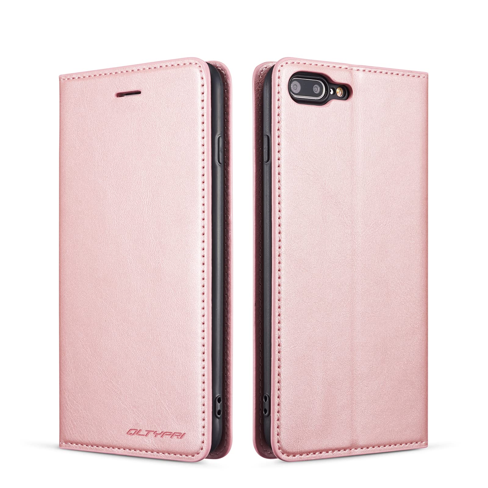 QLTYPRI iPhone SE ケース 第3世代 2022 5G/iPhone SE ケース 第2世代 iPhone7用ケース iPhone8用 ケース 手帳型 高級PUレザー 皮革 TPU バンパー カード収納 スタンド機能 内蔵マグネット 耐衝撃 耐摩擦 上品 全面保護 人気 おしゃれ 財布型 カバー アイフォン7/8/SE2/SE3用