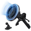 ESR スマホホルダー 車 magSafe 車載ホルダー HaloLock 車載ホルダー 車載磁気スマホホルダー 自動位置調節 iPhone15/15Plus/15Pro/15Pro Max/iPhone14/14 Plus/14 Pro/14 Pro MaxとiPhone13/12シリーズ対応 充電不可 ブラック(2)