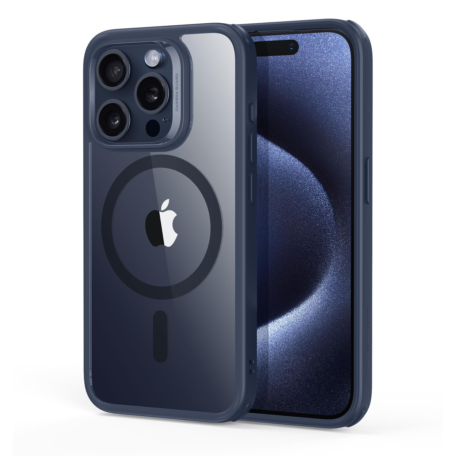 乐天商城 - ESR for iPhone 15 Pro Max ケース MagSafe対応 米軍MIL規格の保護 耐黄変 傷に強い背面 iPhone 15 Pro Max用 磁気スマホケース クリア_ブルー Classicシリーズ