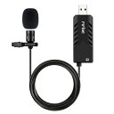 FIFINE USBピンマイク ミニクリップマイク コンデンサーマイク 単一指向性 イヤホン端子付き PC用マイク ネット通話 ゲーム実況 ライブ配信 録音 在宅勤務 Windows/Macに対応 K053(2)
