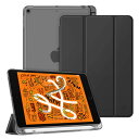 Fintie for iPad Mini 5 2019 ケース クリア 半透明 バックカバーApple Pencil 収納可能 ペンホルダー付き 超薄 軽量 スタンド オートスリープ機能付き Apple iPad Mini (第5世代) 7.9 インチ 2019 専用 保護カバー (モデル番号A2133、A2124、A2126、A2125) (ブラック)