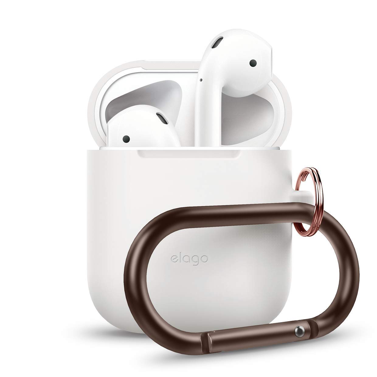 elago AirPods Ή P[X Jri t VR  Jo[ ϏՌ h~ h~ ی ANZT[ [ Apple AirPods1/AirPods2 GA[|bY Ή ] HANG CASE zCg