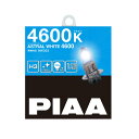 PIAA ヘッドランプ/フォグランプ用 ハロゲンバルブ H3 4600K アストラルホワイト 車検対応 2個入 12V 55W(110W相当) 安心のメーカー保証1年付 HW303
