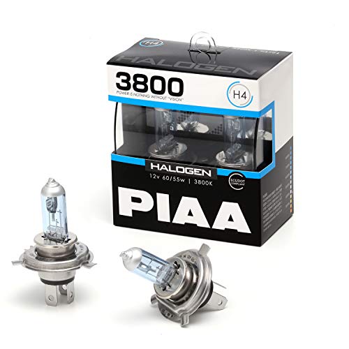 PIAA(ピア) ヘッドライト・フォグランプ用 ハロゲン H4 3800K 車検対応 2個入 12V 60/55W ECE規格準拠 HS704