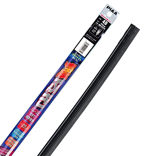 PIAA ワイパー替えゴム 375mm スーパーグラファイト メーカー品質のグラファイトコーティングゴム 1本入 呼番4D 樹脂製ワイパー用 WRTR375