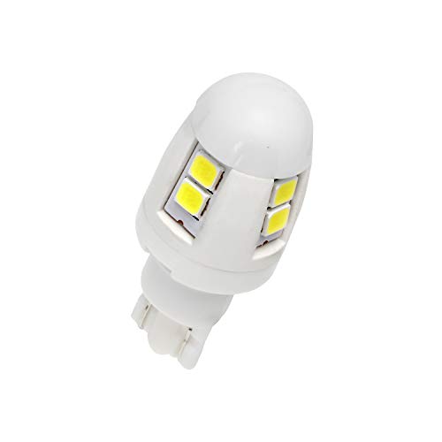 PIAA バックランプ用 LEDバルブ T16 6500K 160lm ECO-Lineシリーズ_車検対応 1個入 12V/1.8W 極性フリー 全方向拡散8チップ HS106