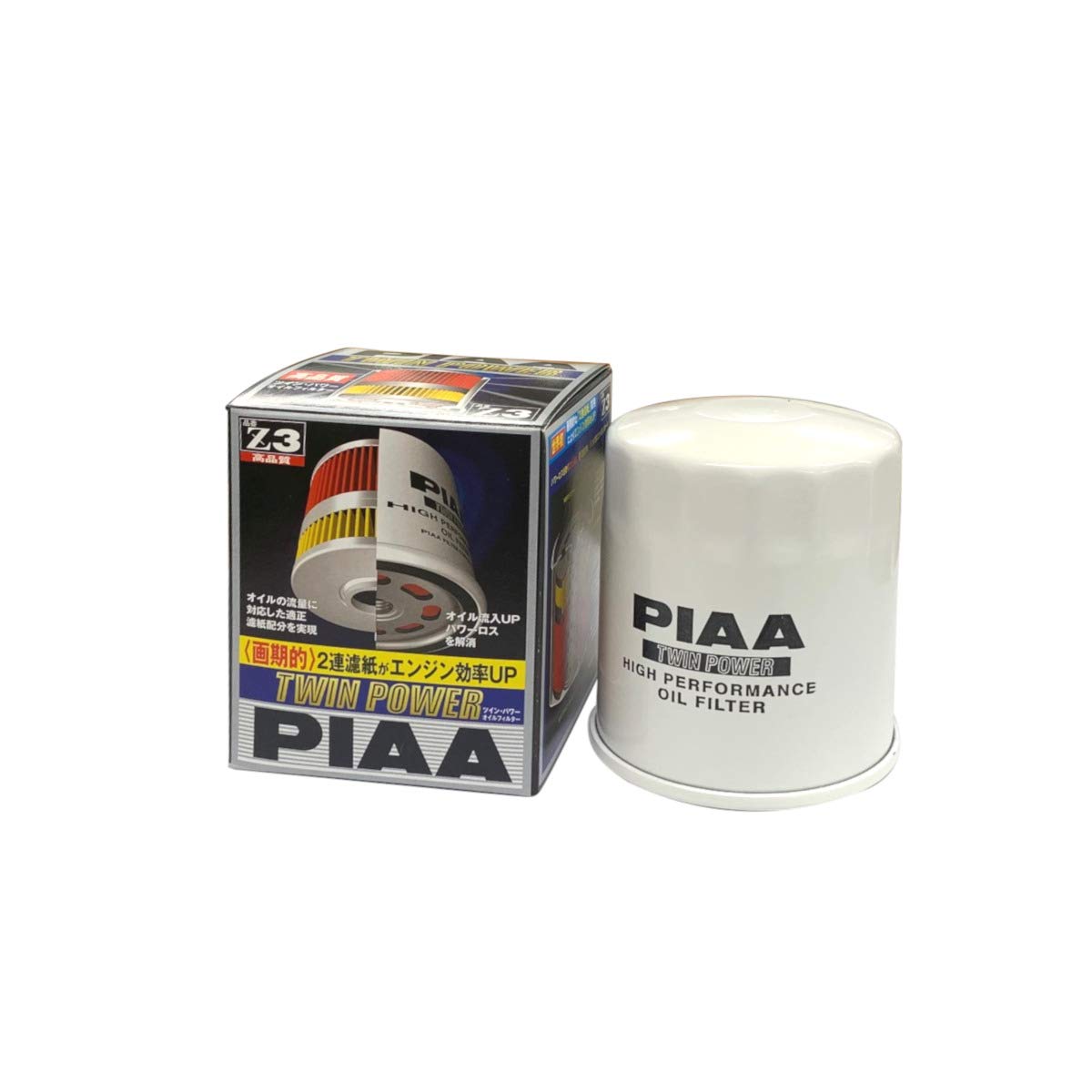 PIAA オイルフィルター オイルエレメント ツインパワー 《当社独自開発の2連濾紙構造の高機能エレメン..