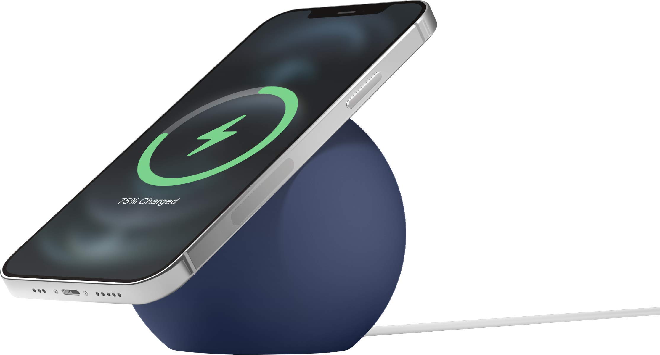 elago MagSafe スタンド iPhone 各種対応 シリコン 製 MagSafe充電器 用 卓上スタンド ケーブル 収納 付 マグセーフ スマホスタンド 卓上 充電台 [ 各種 アイフォン/スマホ/スマートフォン 対応 ] MS2 CHARGING STAND ジーンインディゴ